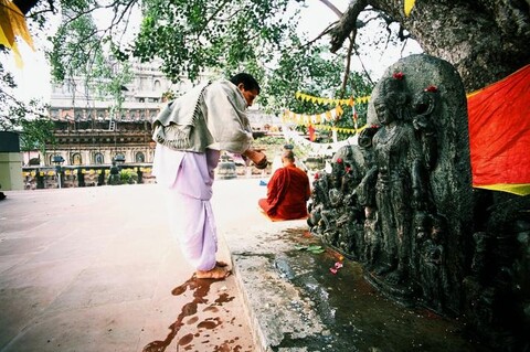 Bodh Gaya, Bihar. November 2006