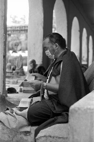 Bodh Gaya, Bihar. November 2006