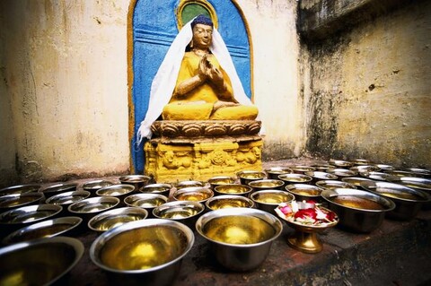 Bodh Gaya, Bihar. November 2006