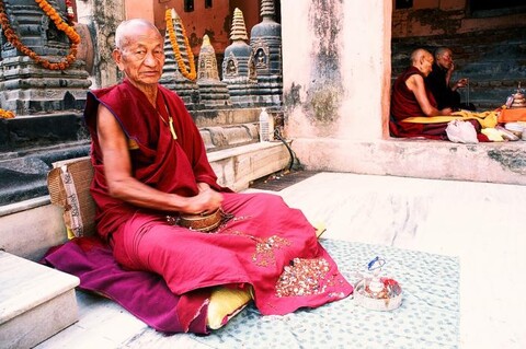 Bodh Gaya, Bihar. November 2006