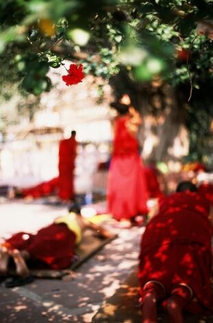 Bodh Gaya, Bihar. November 2006