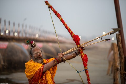 Sangam, Uttar Pradesh. February 2019