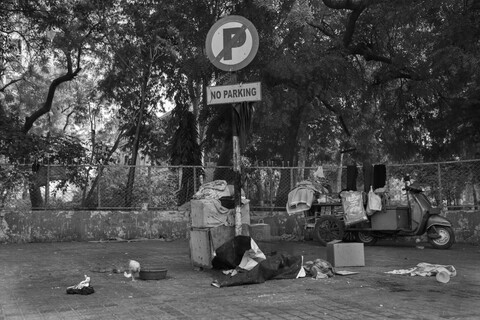Street Home on Wheels Old Ahmedabad, Gujarat, January 2023